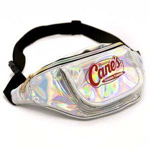 New! Raising Cane's Iridescent Fanny Pack Belt Bag